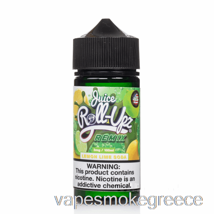 Vape Greece Lemon Lime Soda - Juice Roll Upz Remix - 100ml 3mg
